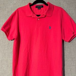 U.S POLO SHIRT- RED